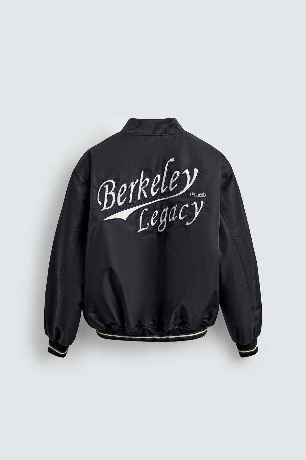 CONTRAST EMBROIDERY BOMBER JACKET - Zara фото 9