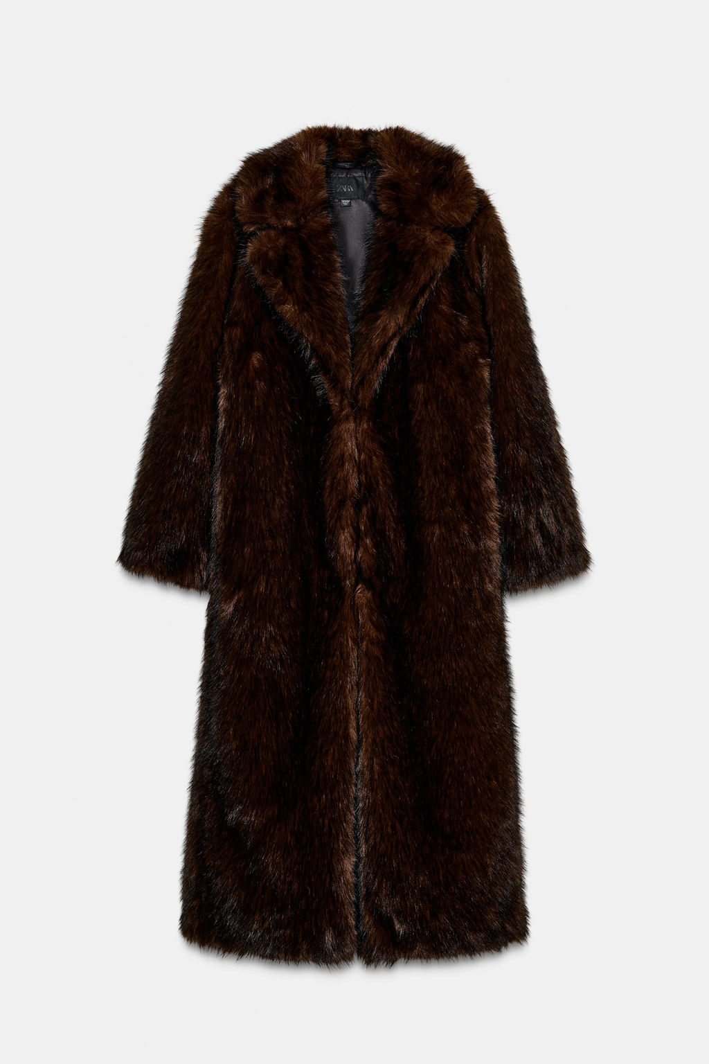 EXTRA-LONG FAUX FUR COAT