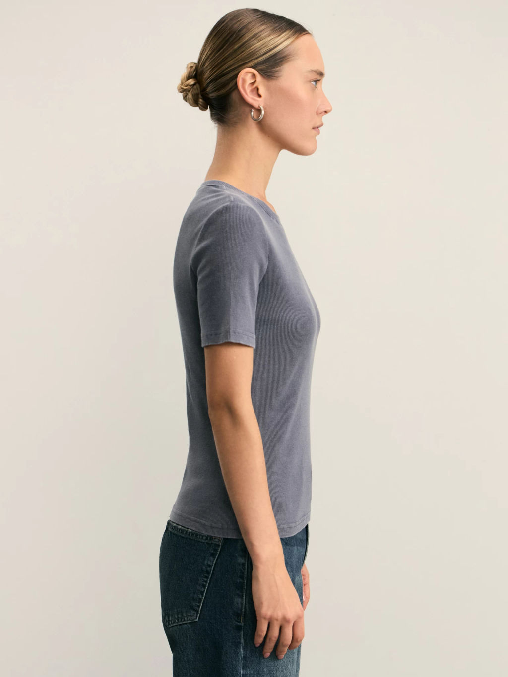 Футболка с эффектом стирки / Zarina  фото 4