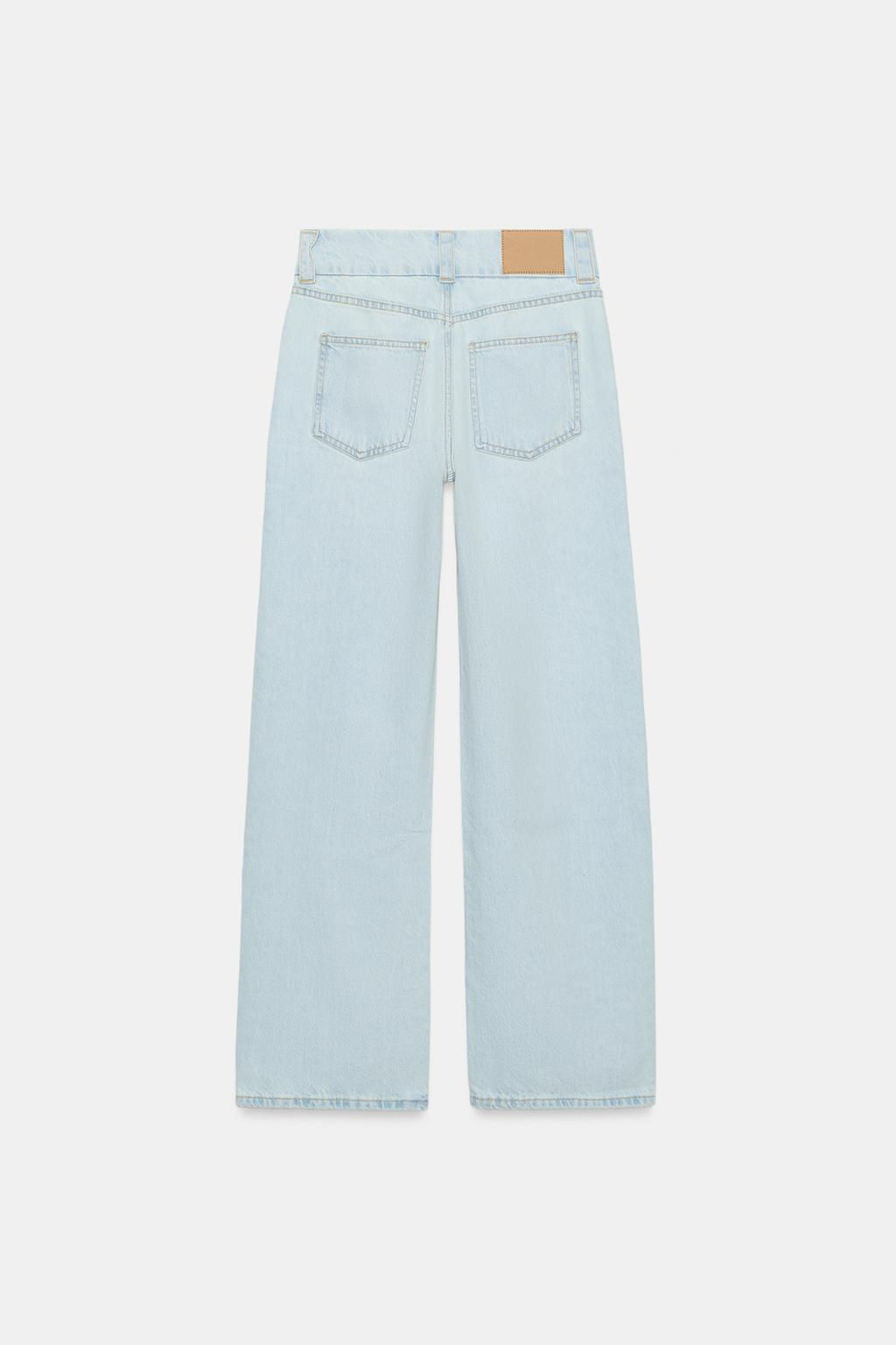 Z1975 WIDE WAIST HIGH-WAIST STRAIGHT JEANS - Zara фото 10