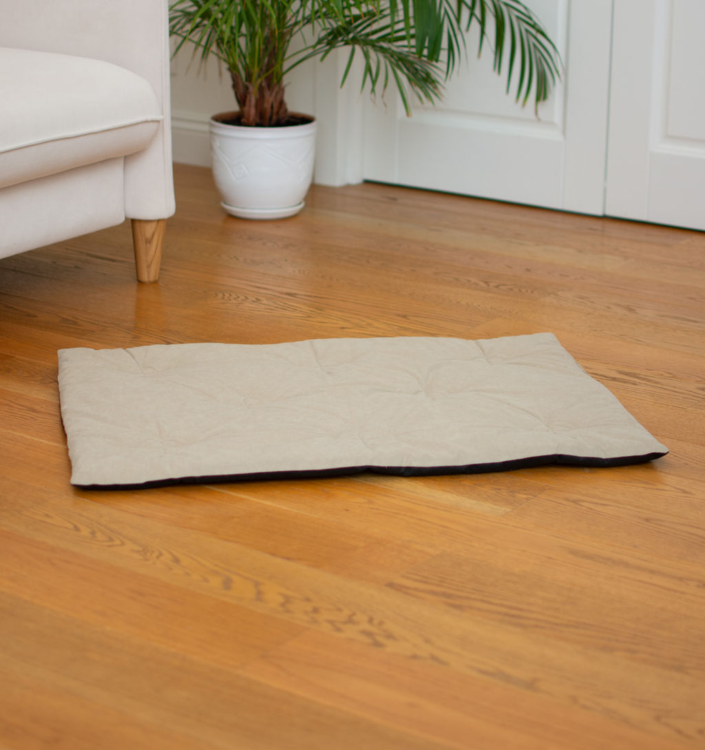 Подстилка прямоугольная стёганая, бежевая 48*35*3см 99ред99 95131беж 95131беж