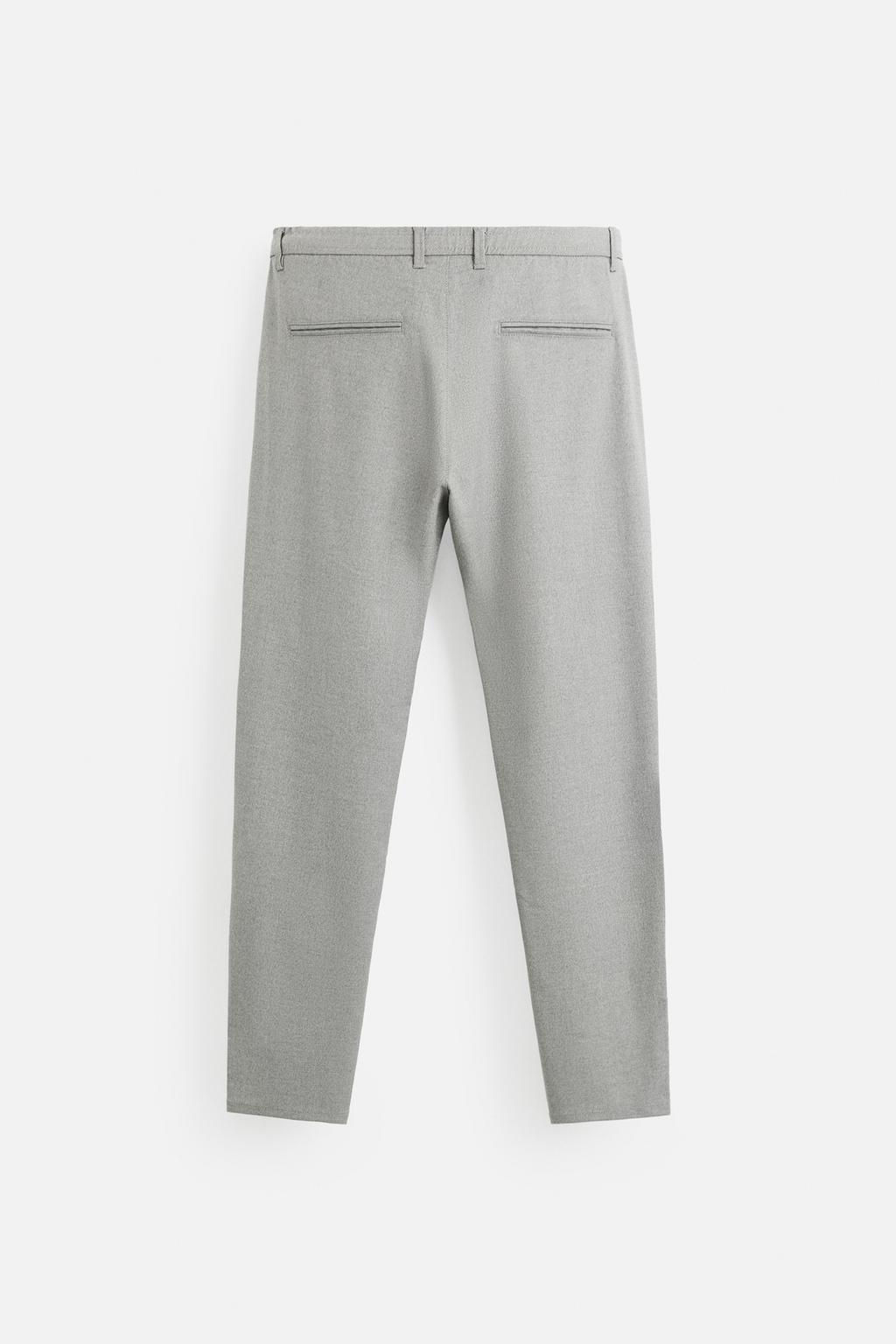 SLIM FIT COMFORT TROUSERS - Zara фото 34