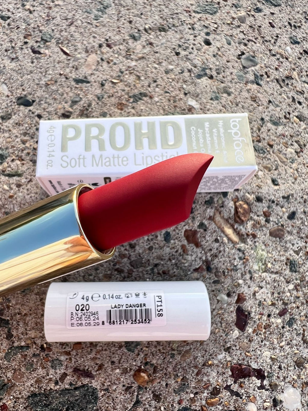 Topface Губная помада PRO HD Soft Matte Lipstick тон 020 PT158