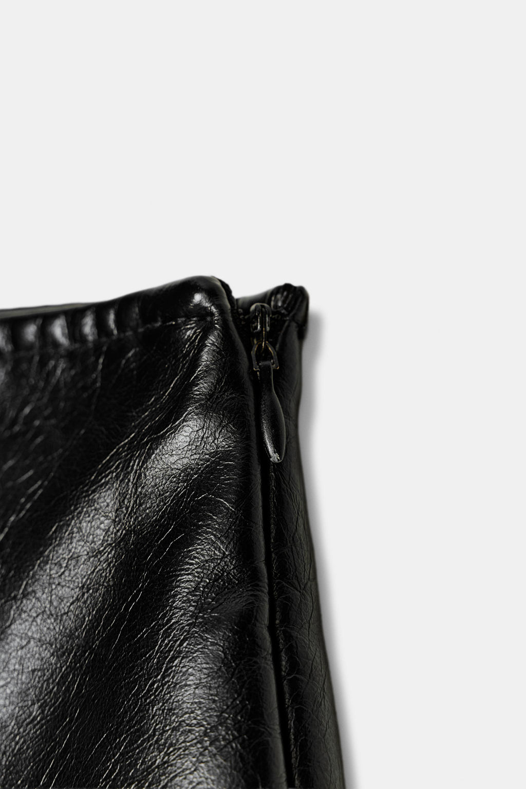 FAUX LEATHER SKORT - Zara фото 8