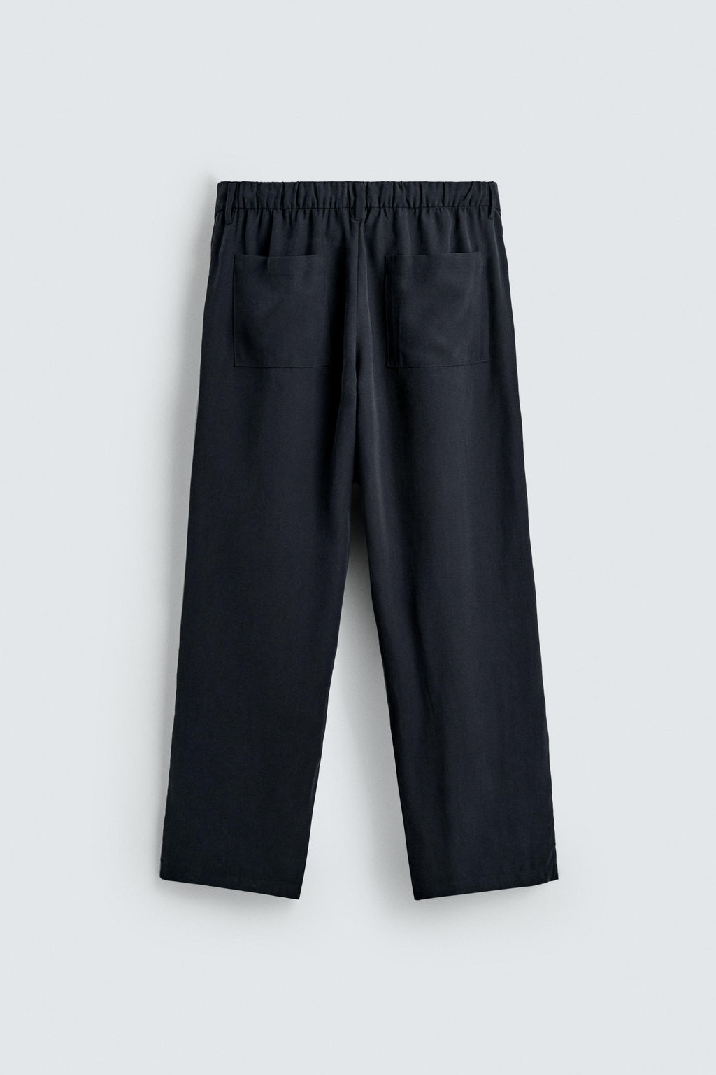 PANTAL?N FLUIDO RELAXED FIT / Gris azul - Zara фото 7