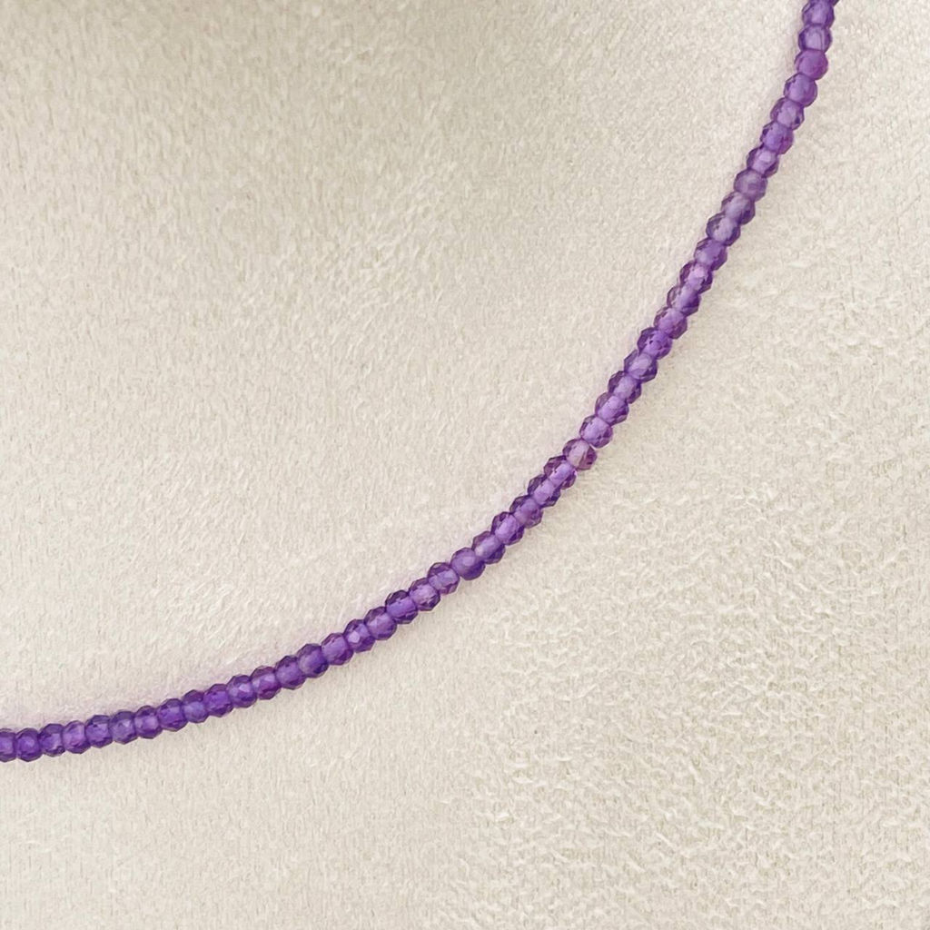 Колье из Аметиста (градиент) 42 см +