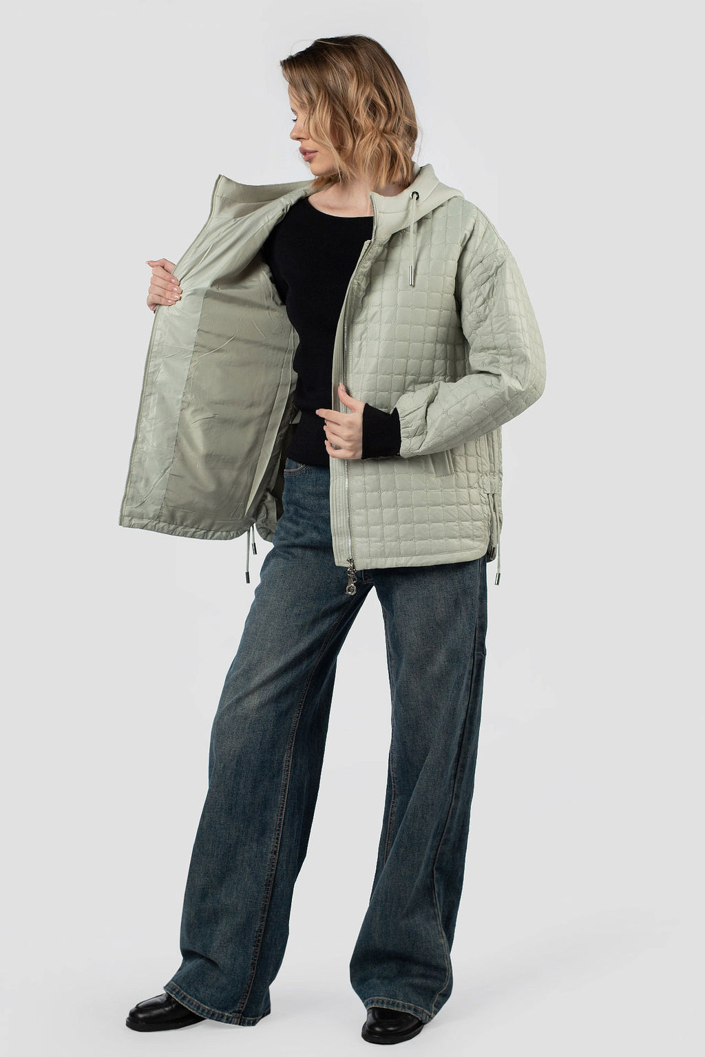 04-3154 Куртка женская демисезонная (синтепон 80)