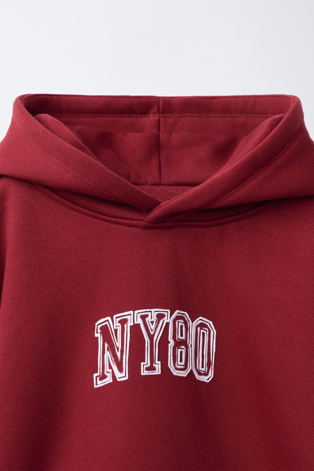 HOODIE WITH EMBOSSED TEXT - Zara фото 3