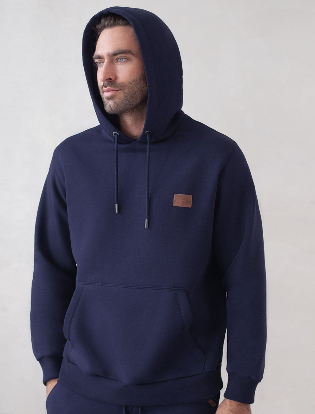 Худи на молнии из премиального футера трехнитки с начесом - Vilatte фото 6