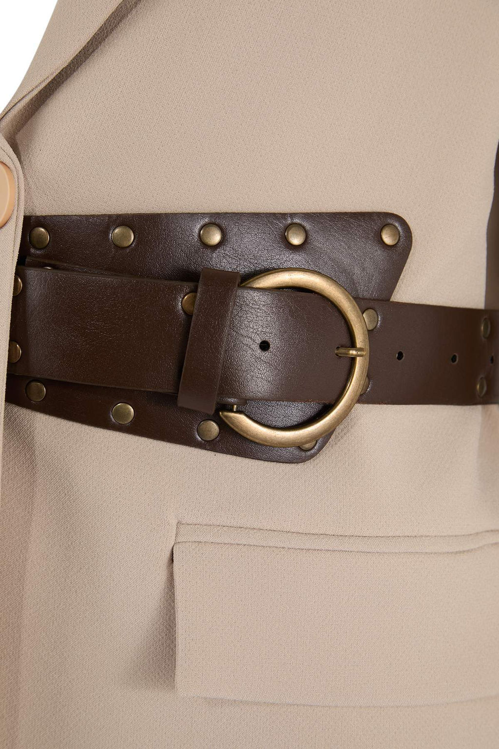 Tas Kendinden Kemerli Blazer Ceket TWOSS26BC00040 - Trendyolmilla фото 2