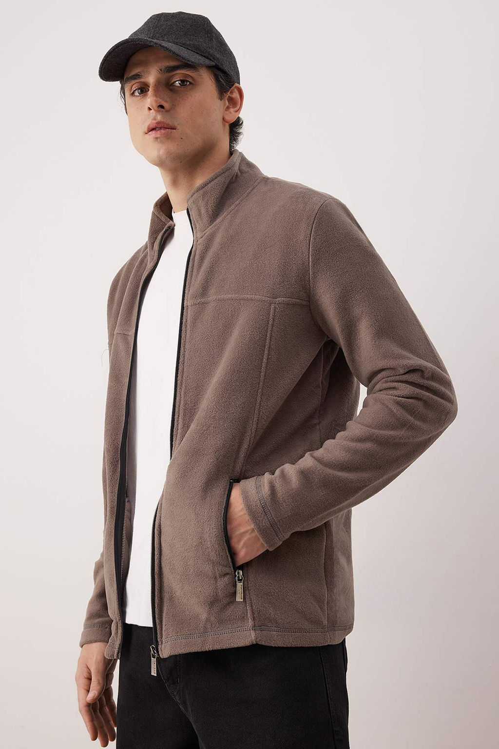 Lacivert Regular/Normal Kesim Fermuarl? Polar Sweatshirt TMNAW26SW00063 - Trendyolmilla фото 23