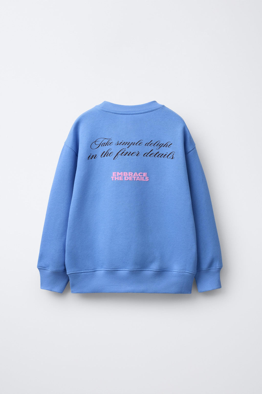 SWEATSHIRT WITH BEAR AND SLOGAN PRINT - Zara фото 2