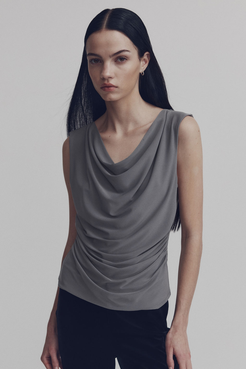 Top drapeado de punto - H&m фото 4