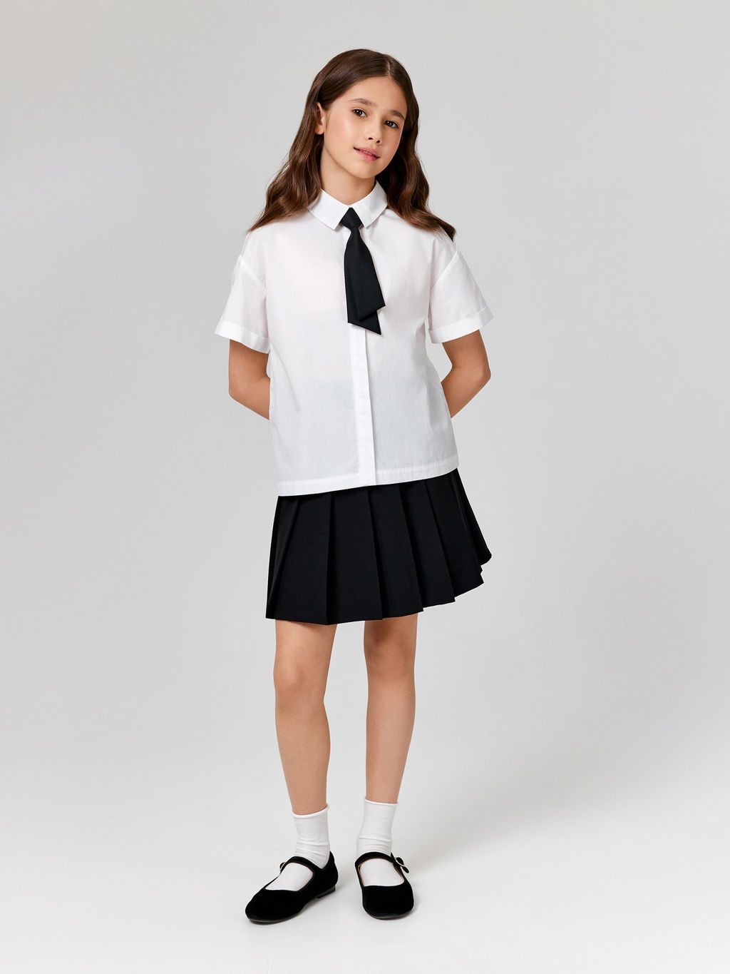 ACOOLA / Блузка детская для девочек Rialto молочный  фото 5