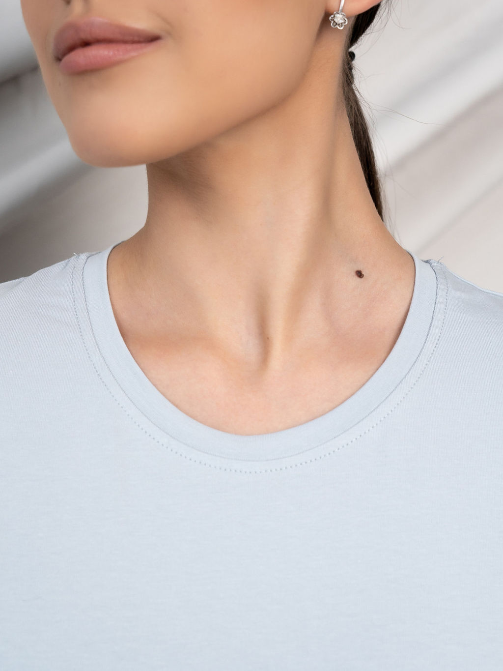 Футболка женская Grande, цв. Серый - светлый