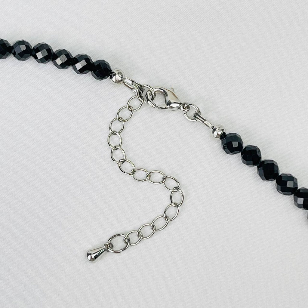 Колье из Шпинели и Кварца с включением Турмалина 42 см +