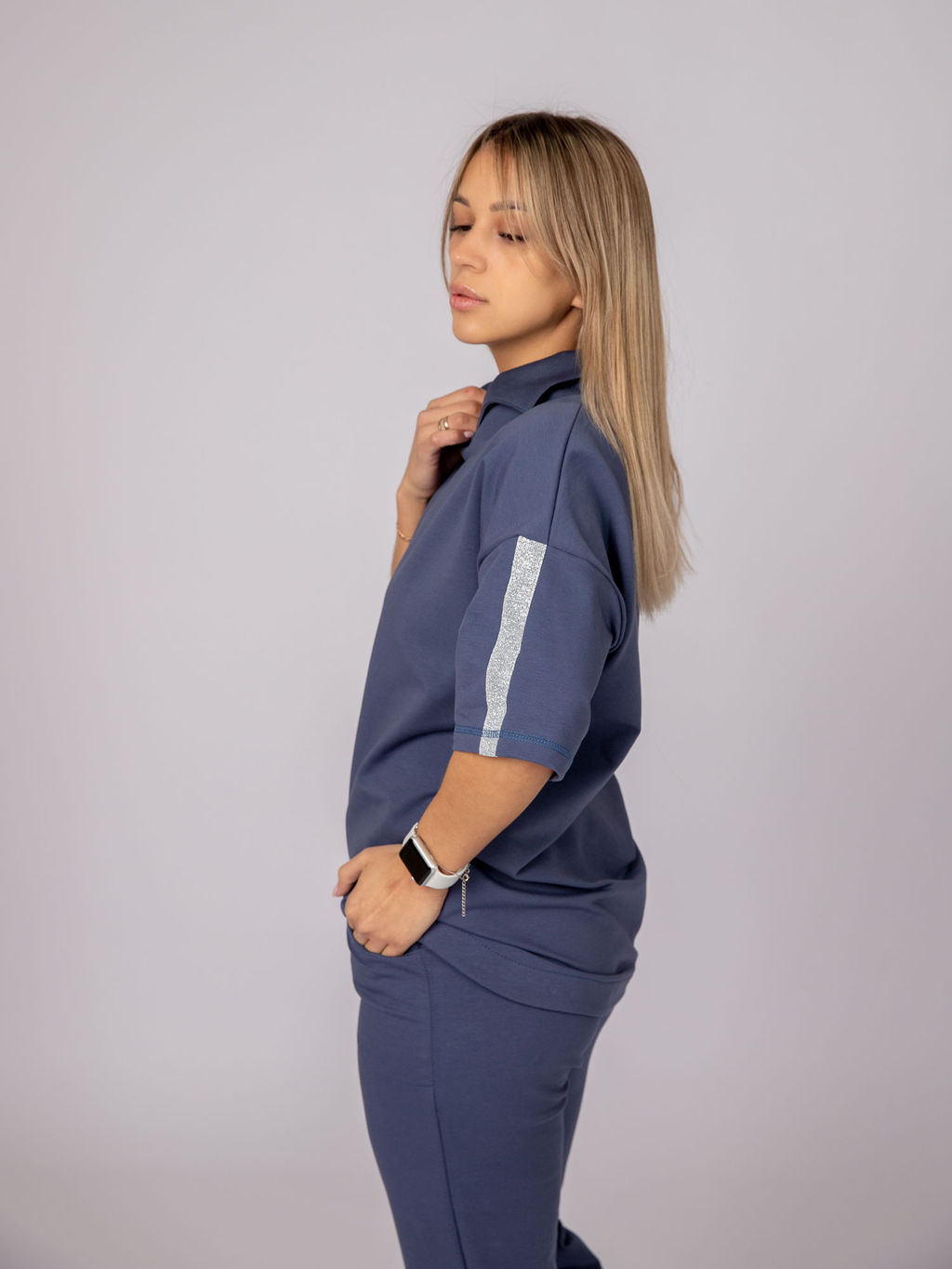 Женский Спортивный костюм ЛЕЙЛА, синий от Спортсоло