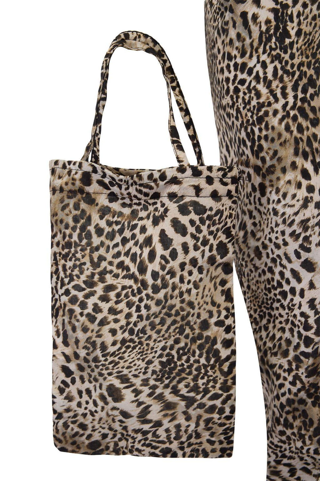 Leopar Desenli Dokuma Cantal? Midi Plaj Pareo 2li Set TBESS26PR00008 - Trendyolmilla фото 4
