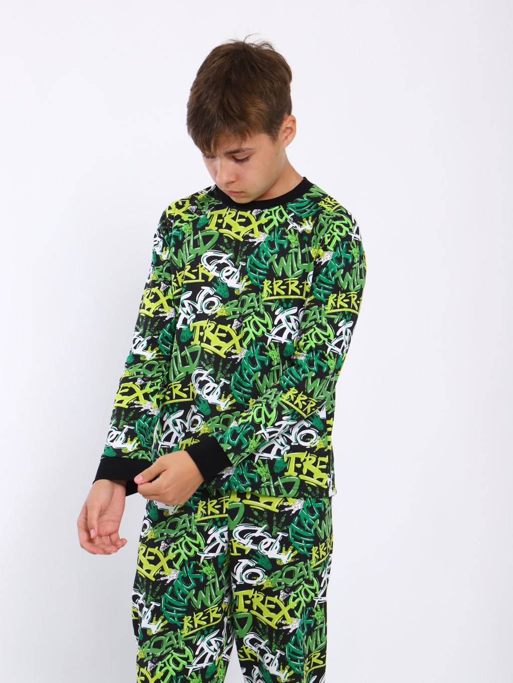 Пижама "Макар" зеленый