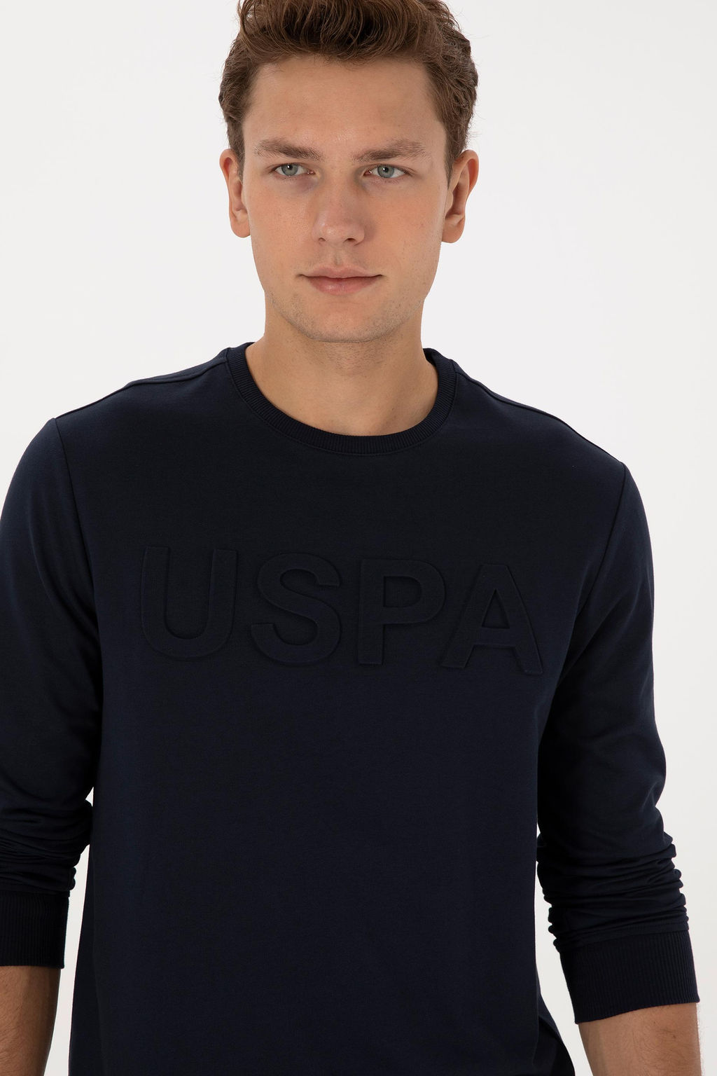 Erkek Lacivert Basic Sweatshirt - U.s. polo assn фото 2