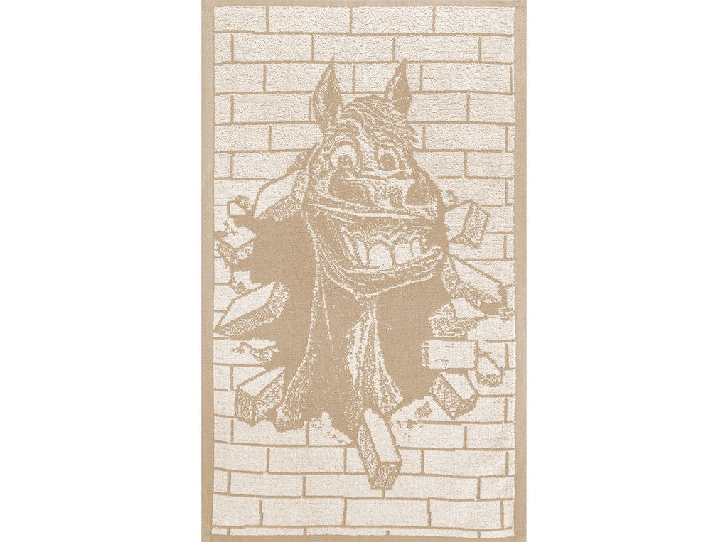 Полотенце махровое 6с104.511ж2 Здрасте конь(лен3) 67х40см