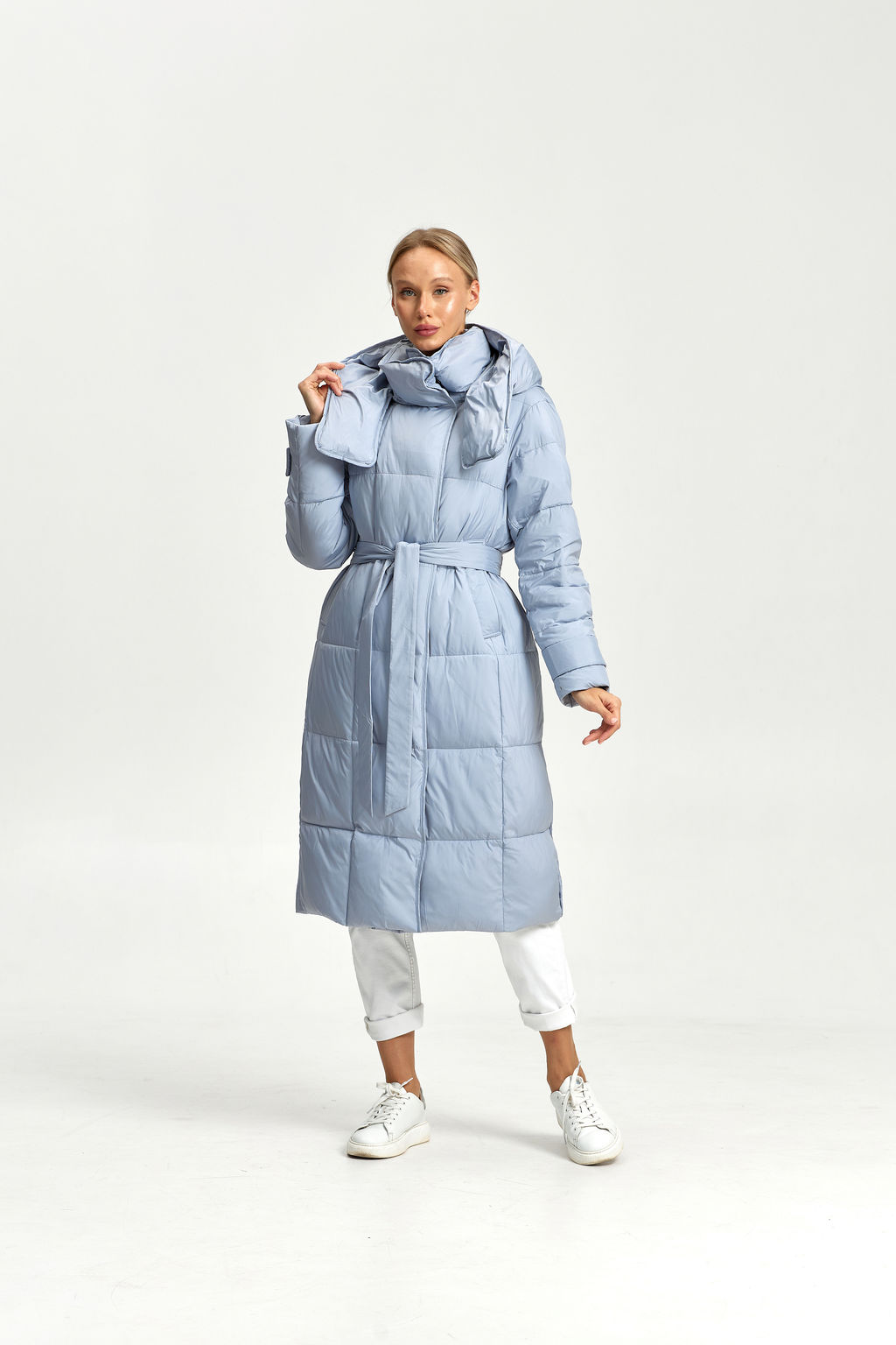 Куртка женская зимняя 26003 (голубой)