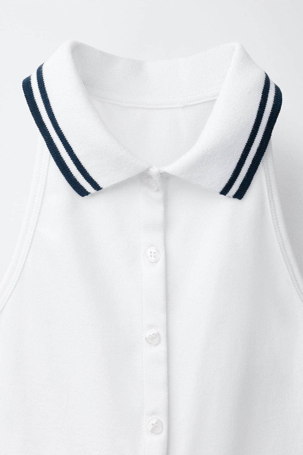 POLO PIQU? CUELLO HALTER / Crudo - Zara фото 5