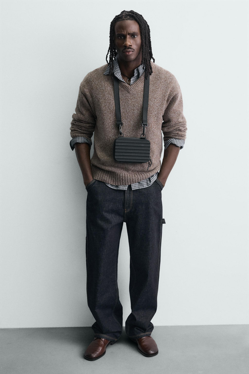 RIGID CROSSBODY BAG - Zara фото 9