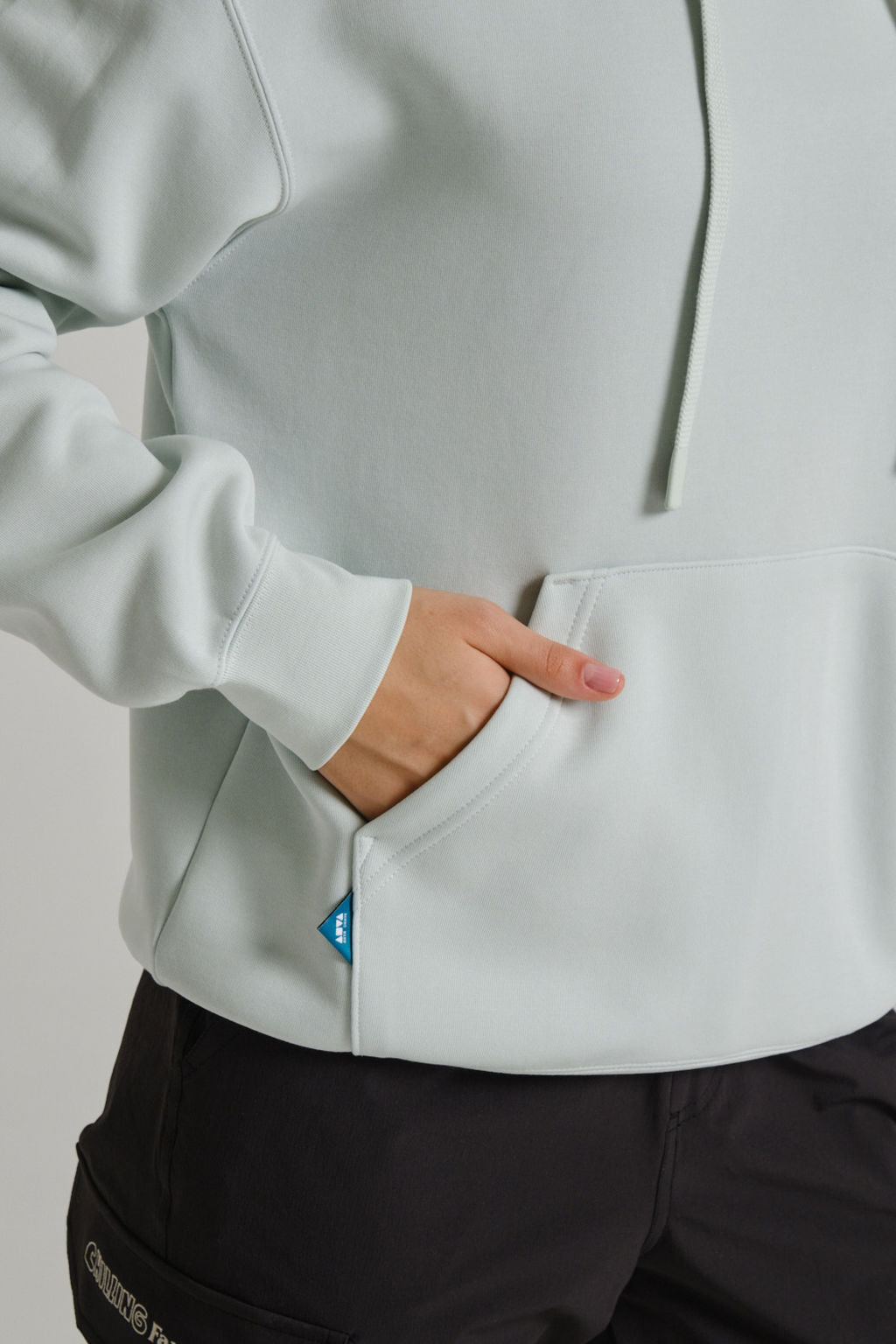 Худи Серо-зеленый