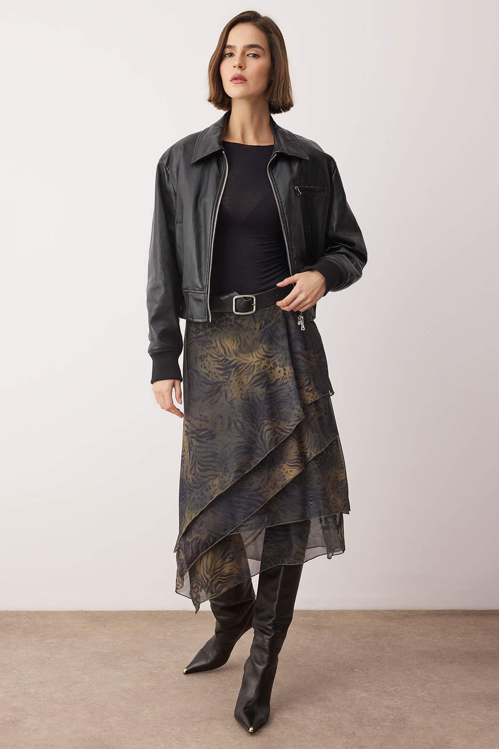 Bordo F?rf?rl? Soyut Desenli Orme Etek TWOAW26ET00084 - Trendyolmilla фото 5