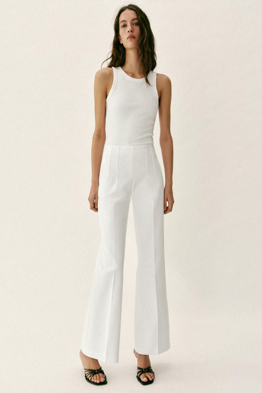 HIGH-WAIST TROUSERS WITH BACK ZIP - Zara фото 21