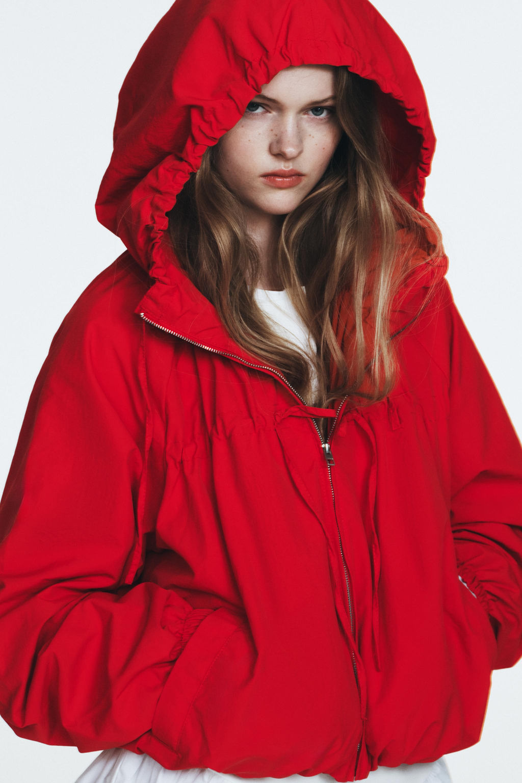 NYLON JACKET WITH TIES - Zara фото 11