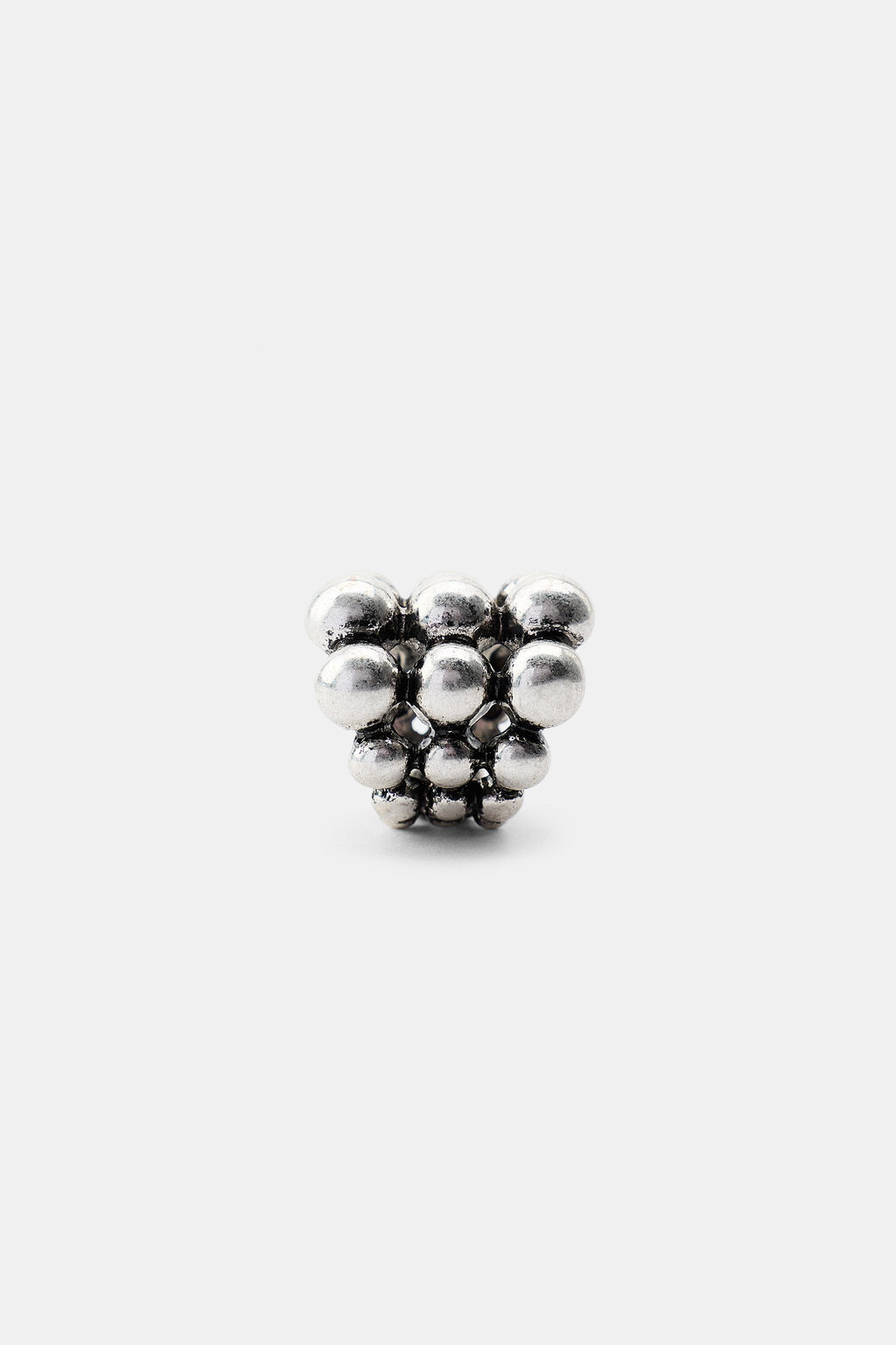 MAXI RING WITH METAL BALLS - Zara фото 4