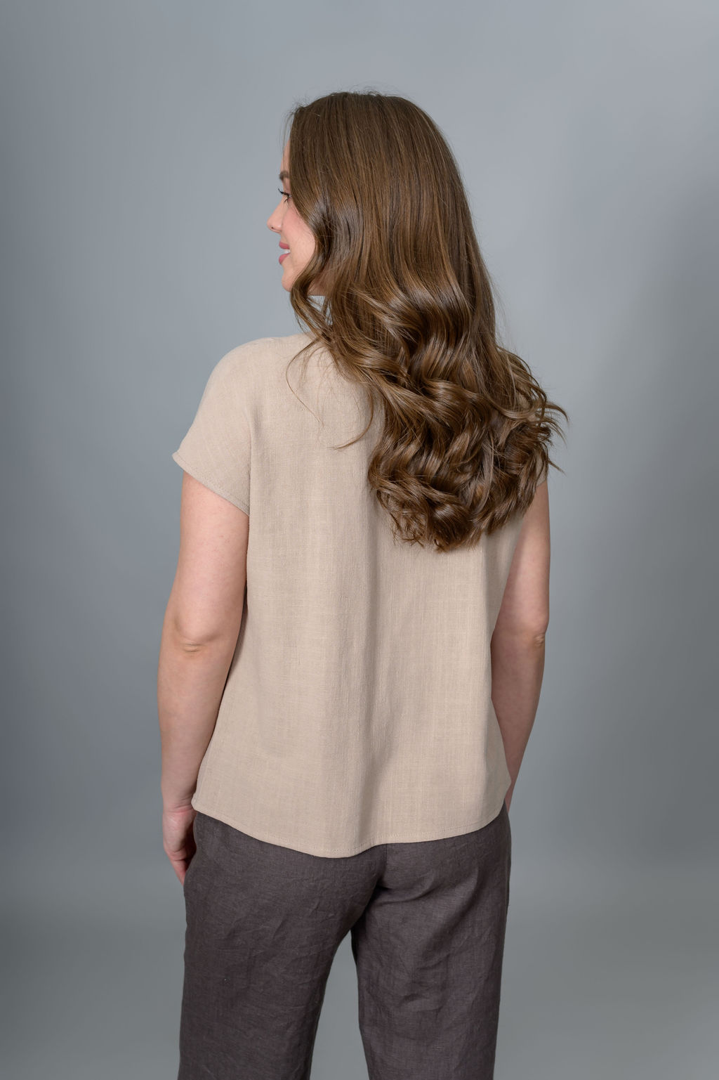 Блуза 70% лен + 30% вискоза