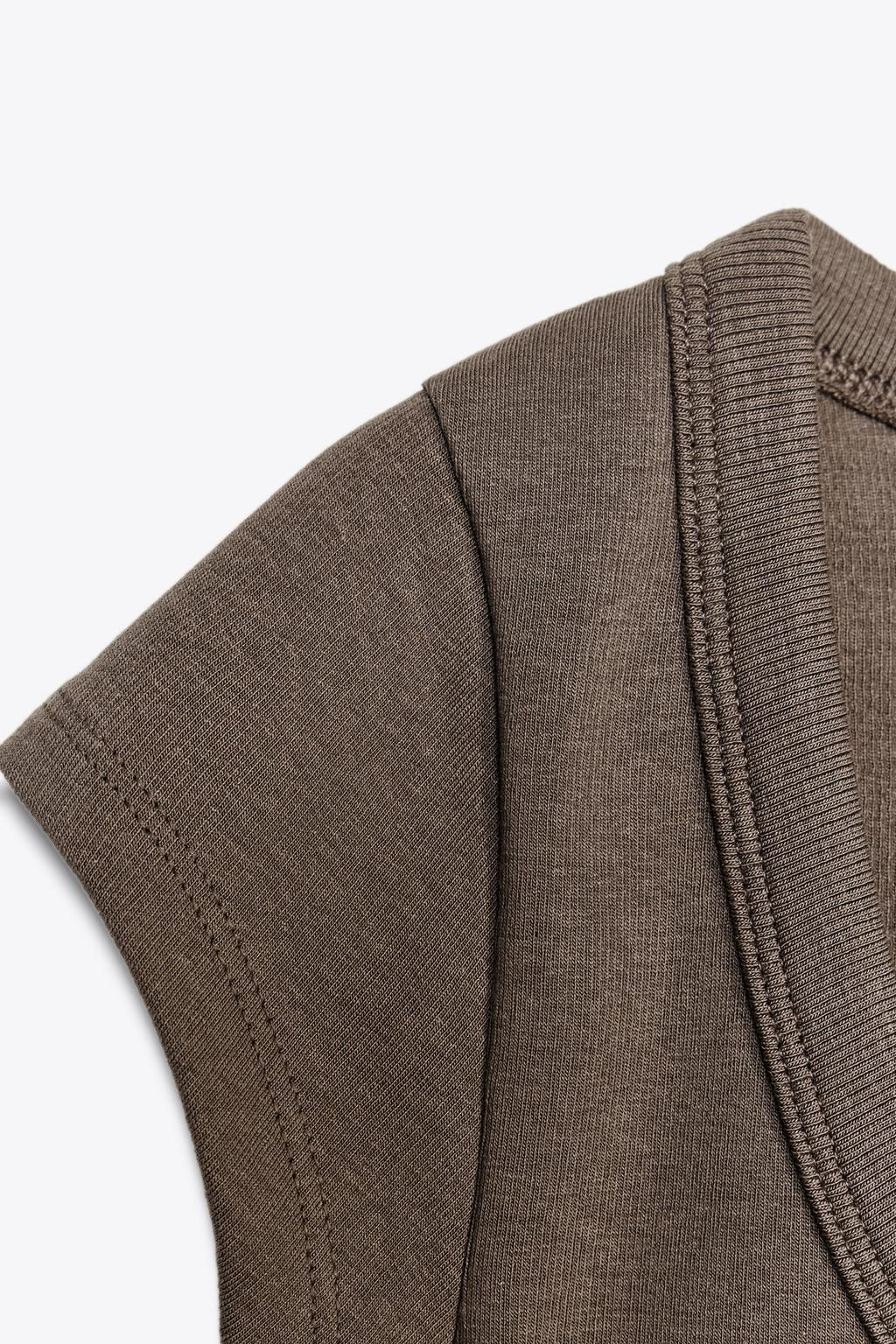 ROUND NECK T-SHIRT - Zara фото 15