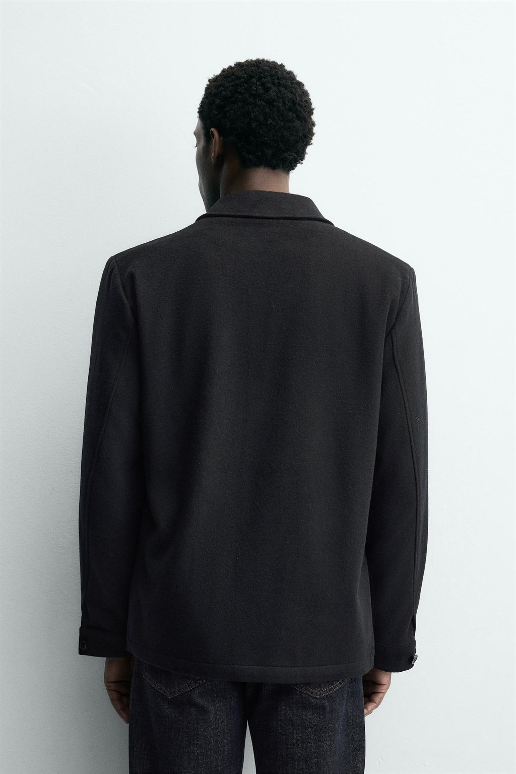 RELAXED FIT WOOL BLEND BLAZER - Zara фото 3