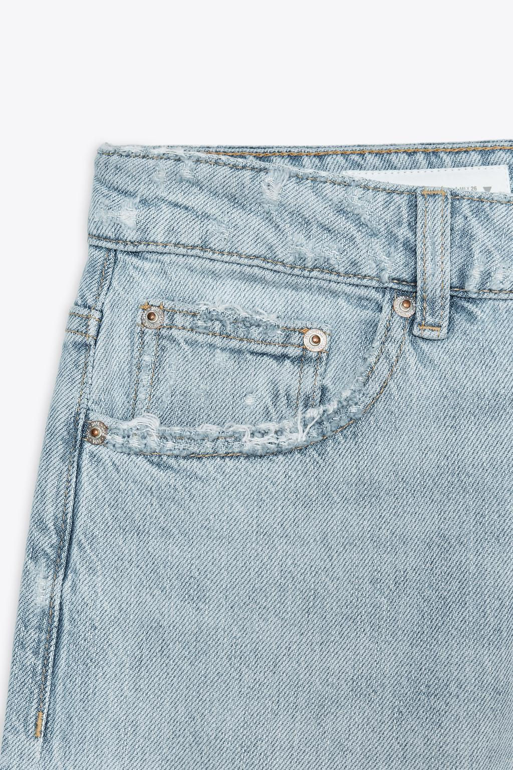 LOW-RISE DENIM JORTS - Zara фото 8