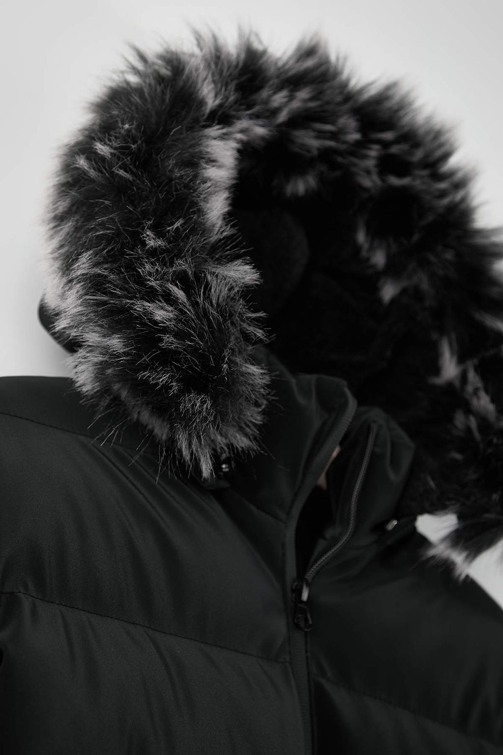 Siyah Regular Erkek Mont TMNAW26MO00028 - Trendyolmilla фото 2