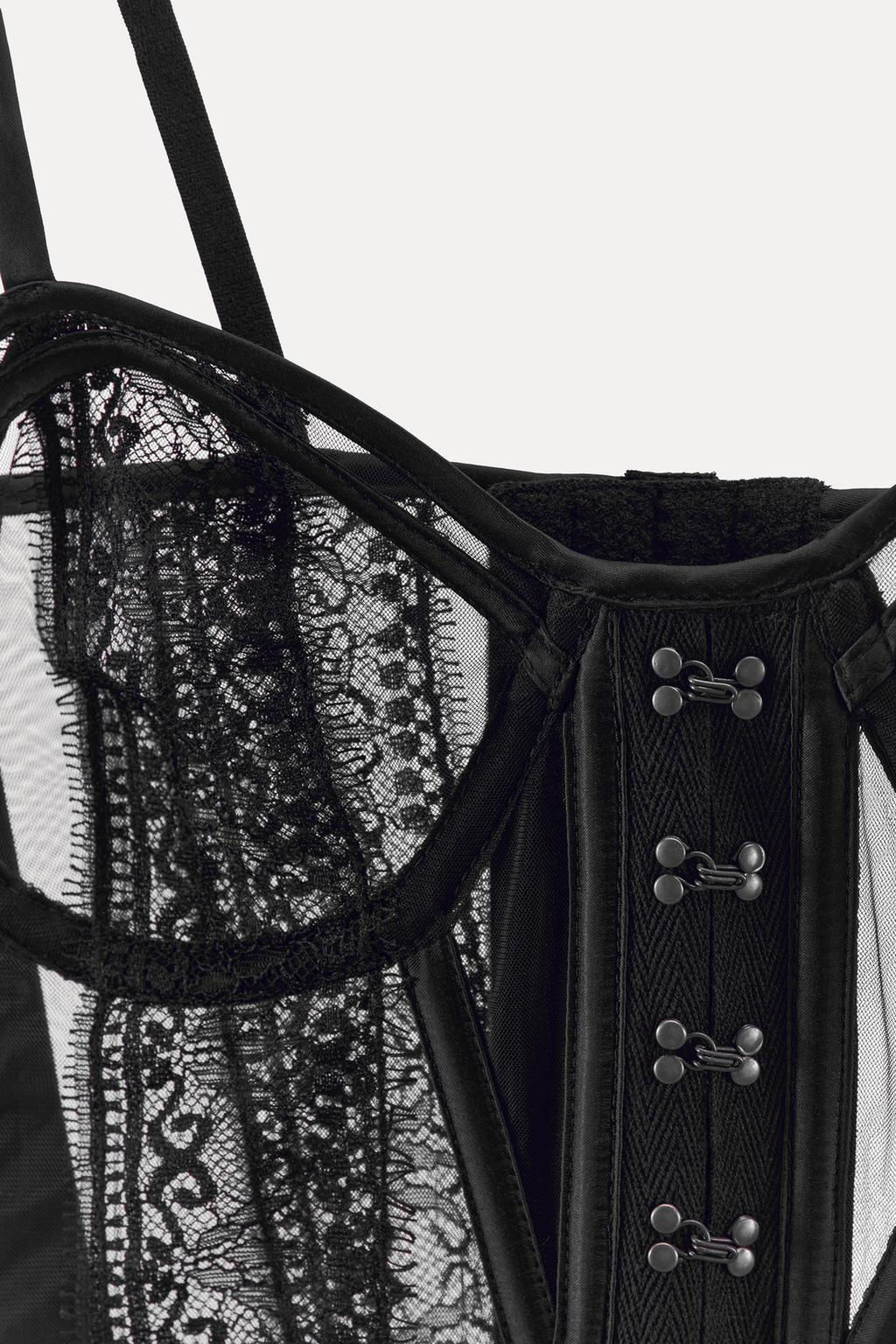 STRAPPY LACE CORSET - Zara фото 5