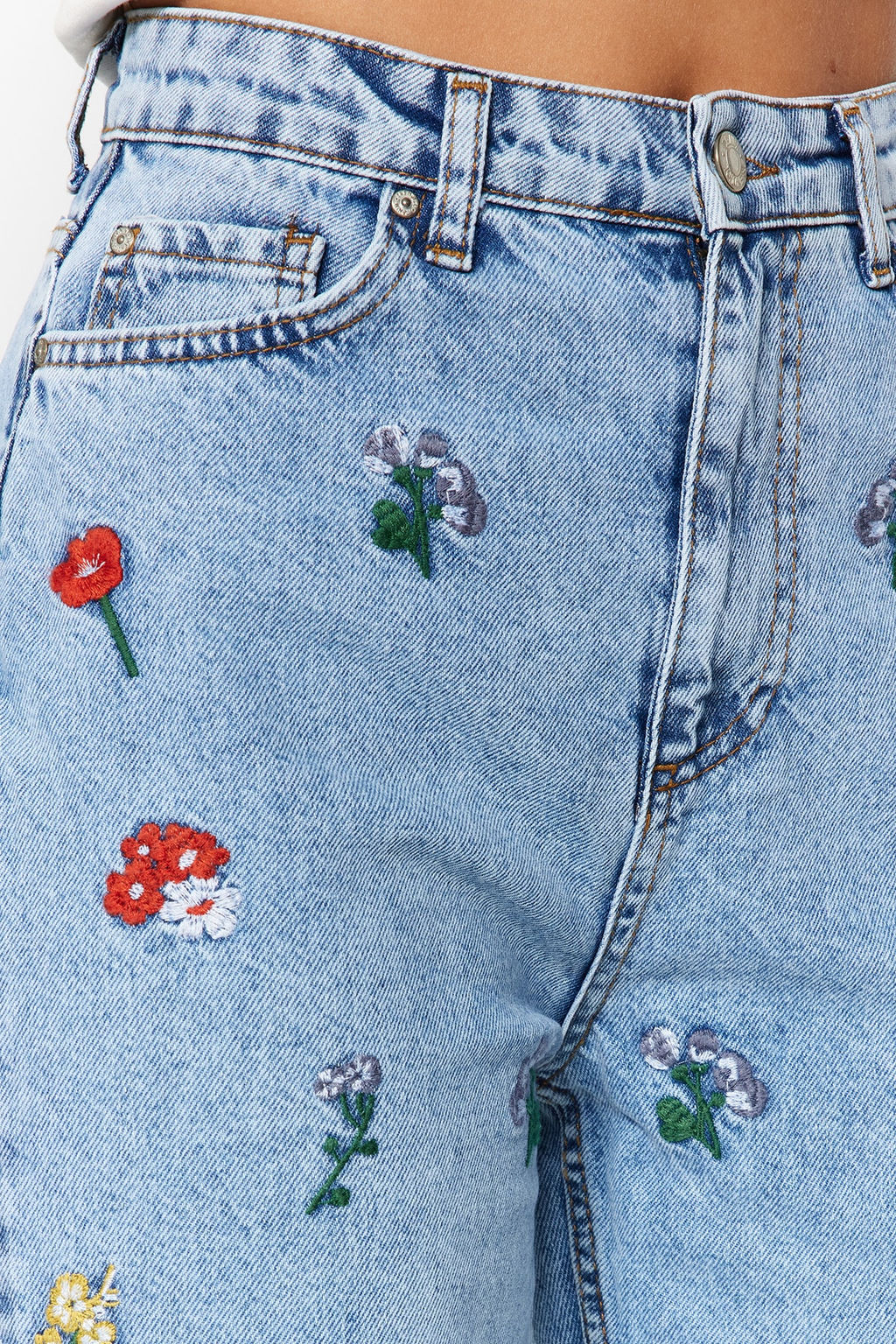 Mavi Nak?sl? Yuksek Bel Mom Jeans TWOSS21JE0591 - Trendyolmilla фото 6