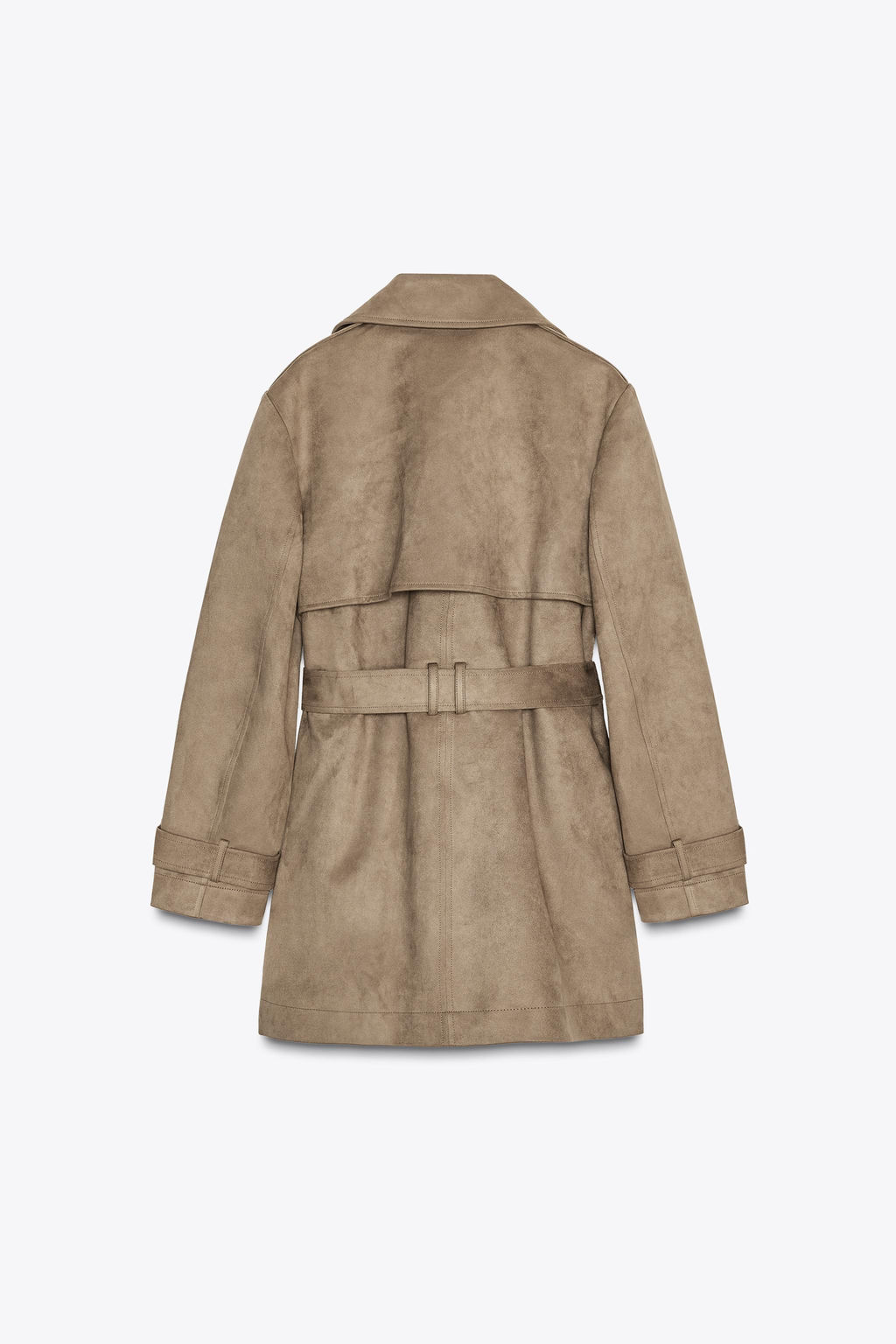 SUEDE EFFECT TRENCH COAT - Zara фото 7