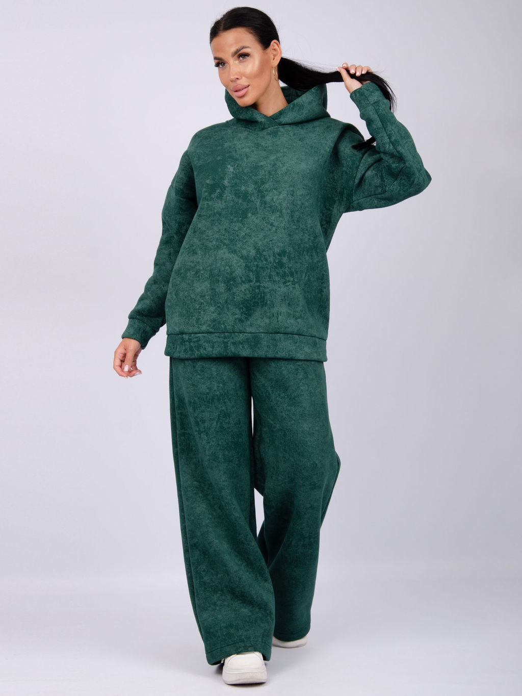 Костюм Винтаж чёрный, футер начес (М) - Малина фото 31