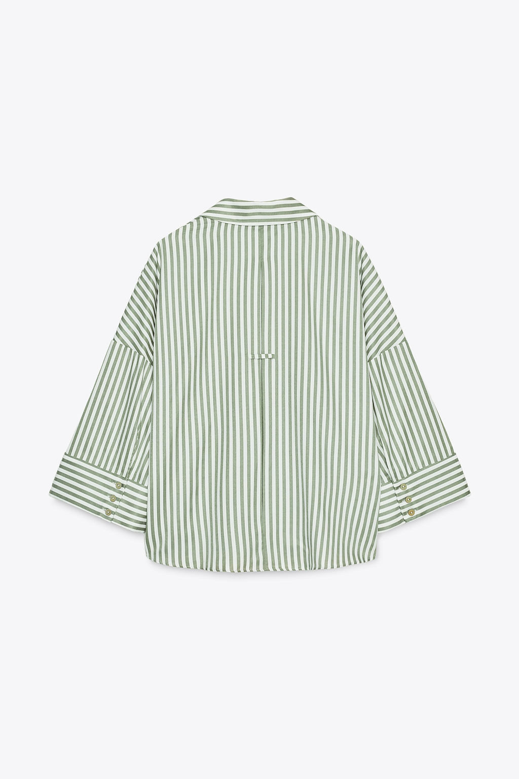 STRIPED SHIRT WITH TURN-UP SLEEVES - Zara фото 15