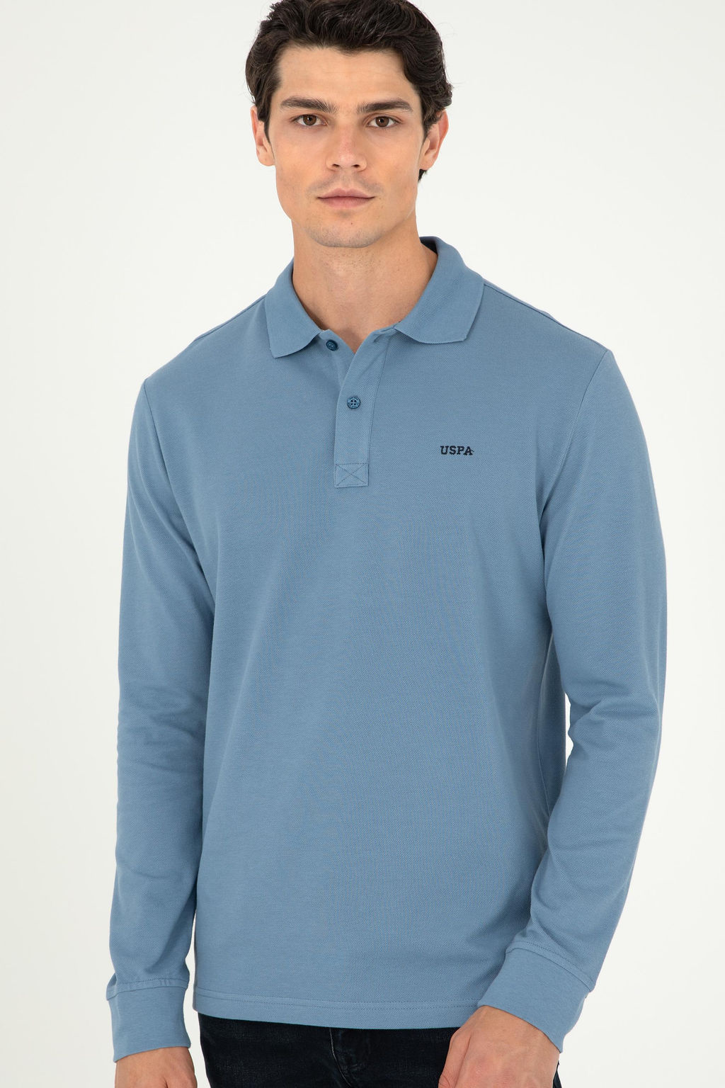 Мужской темно-синий базовый свитшот - U.s. polo assn фото 3