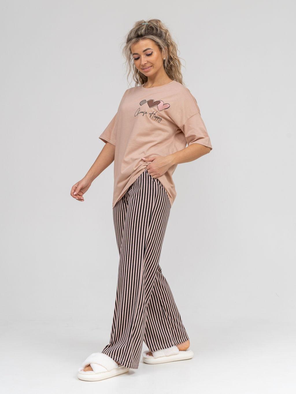 961 Пижама "Бежевый"