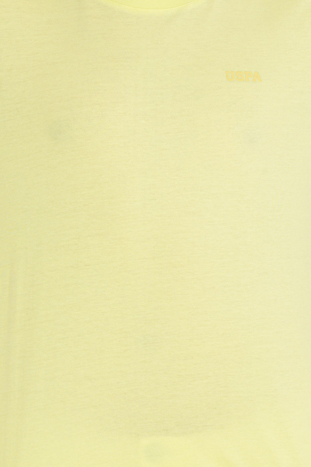 U. S. Polo Assn Мужская светло-желтая базовая футболка с круглым вырезом - U.s. polo assn фото 7