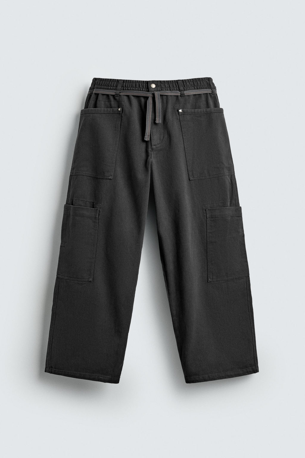 CHAMPION ® X ZARA DRAWSTRING CARGO TROUSERS  фото 7