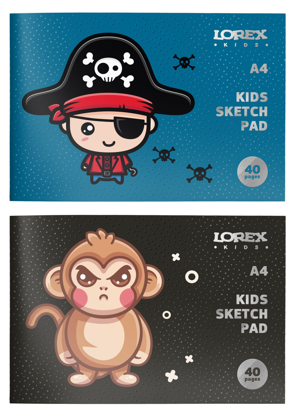 Альбом для рисования 40 л. А4, скрепка LOREX KIDS ADVENTURE TIME мелованный картон, матов...