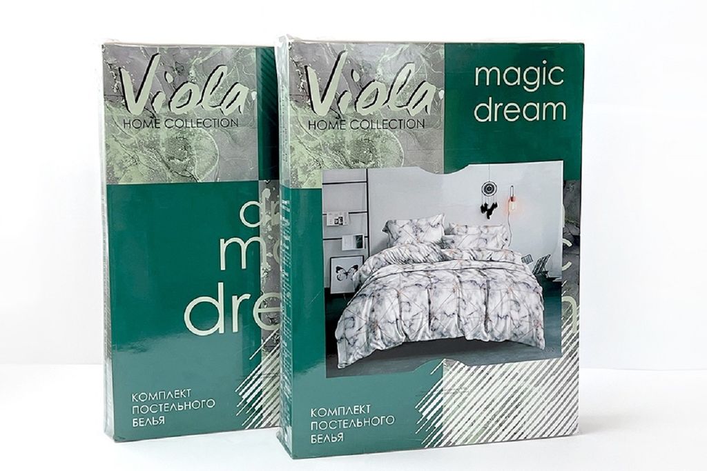 КПБ Полисатин ПСГ-203 синий/графит