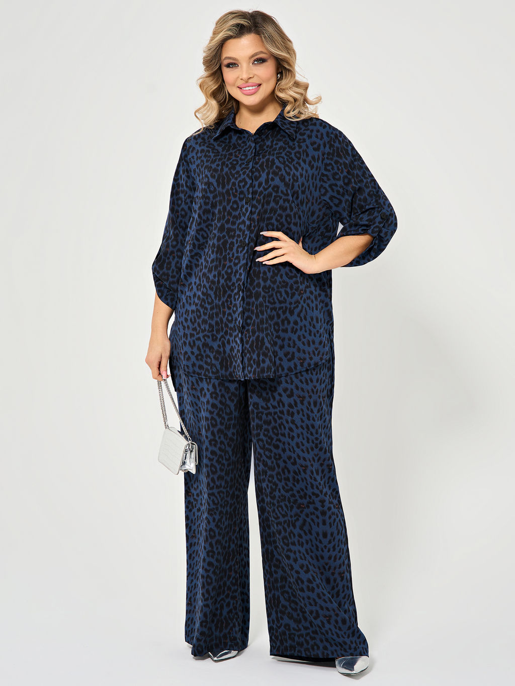 Брюки 0259-1 синий топаз